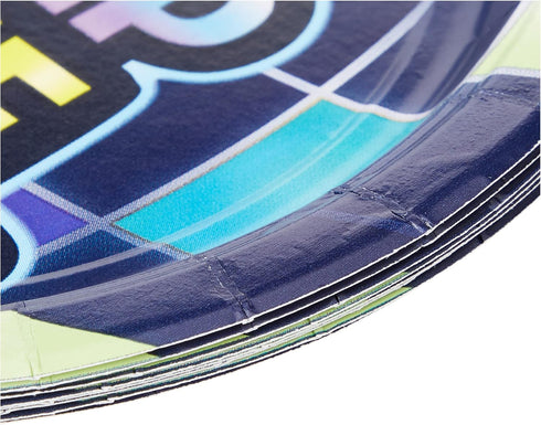 Battle Royal Multicolor Round Paper Plates, 7", Pack Of 8, Durable & Sturdy Party Essential for Themed Events