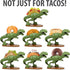 Funwares Original Tacosaurus Dinosaur Taco Holder, Fun Practical Gift, Holds 2 Tacos