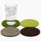 Graf Lantz - Bierfilzl Merino Wool Round Coasters Set of 4 -