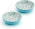 Pfaltzgraff Venice Set of 2 Teal and White Pasta Bowls, 8 Inch