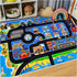 39''x59'' Kids Car Rug Play Mat Carpet for Cars Toys, Educational Road Traffic Carpet Kid Rugs for Playroom Kids Room