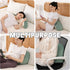 29.5") Peallow(Pat. Pend) Long Round Body Pillow for Adults, Bolster Pillow for Sleeping, Soft and Supportive Pillow