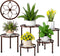 VECELO Metal Plant Stands Set of 5, Multiple Heavy Duty Flower Pot
