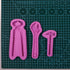 Hand Tools Silicone Chocolate Molds, 3 Packs Large Hammer Wrenches Pliers for Cake Decoration