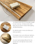 Comtelek Set 2, Floating Shelves for Wall Decor Wood Wall Mounted Shelves with LED Lights of Sturdy Rustic Wood Shelves