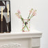 Acrylic Book Shaped Vase, Clear Book Flower Vase, Modern Decorative Vases for Home/Living Room/Bookshelf/Bedroom/Office