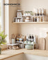 Set 3 Counter UKCS220W01 SONGMICS Cabinet Organizer Shelf, of Kitchen Shelves, Kitchen Storage, Spice Rack, Stackable