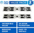 Fette Filter - AF-2 Refrigerator Air Filter Compatible with Frigidaire PureAir Replacement Refrigerator Filter RAF-2 Compatible with a wide variety of models Part# FRGPAAF2, AF-2, RAF-2 - Pack of 2