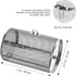 360 Degree Heating Air Fryer Oven Basket, Stainless Steel Rotisserie Cages for Baking Nuts, Coffee Beans, BBQ Roaster