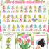 Hoteam 30 Pcs Spring Magnets, Cute Summer Refrigerator Magnet for Garage Door, Car, Metal Door Decoration