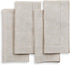 Solino Home Light Natural Linen Napkins Set of 4, 100% Pure Linen Hemstitch Dinner Napkins 20 x 20 Inch