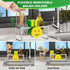 Taugast Countertop Sponge Holder for Kitchen Sink,Sink Caddy with Removable Dish Brush Holder,Self-Draining Kitchen