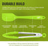 Kaluns Kitchen Tongs Set, Non Stick Silicone Tip Stainless Steel Tongs, Includes 7, 9, and 12 Inch Sizes