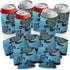 WIRESTER Can Cooler Sleeves for Soda Beer, 6 Pack - Ocean Sea Turtle Design