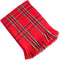 SARO LIFESTYLE TH123.R5060 Plaid Design Throw, Red, 50"x60"
