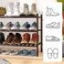 Closet, 3-Tier Closet viewcare Shoe Rack for Bamboo Wood Shoe Racks, Stackable | Beautiful | Natural | Functional |