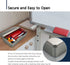 Silver Metal Tin Box Lids, Large Containers for Keeping Car Keys, Cookies, Pencil Case, 8.2 x 4.7 x 2.4 inch