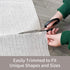 Non-Slip Rug Pad Gripper, Round 4 FT Anti-Slip Extra Strong Area Rug Pad for Hard Surface Floors, Safe Carpet