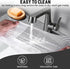4 Pack Silicone Dehydrator Sheets, Non-stick Food Fruit Dehydrator Mats, Reusable Steamer Mesh Mat for Fruit Dryer,