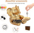 ZJ Whoest Gold Elephant Statue For Home Decor Accents Living Room Bookshelf TV Stand Office. Trinket Dish. Retirement