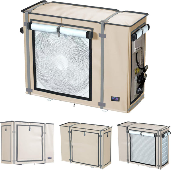 NGB Mini Split Cover for Air Conditioner Outdoor Unit, 35.4"L x 15.4"W x 27.5"H Universal Protection