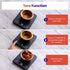 Etekcity Food Kitchen Scale, Digital Mechanical Weighing Scale for Weight Loss, Baking, Cooking, Black