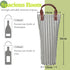 Tirrinia Insulated Single Wine Gift Tote Bag, Padded Thermal Wine Bottle Carrier for Travel, Picnic, Blue Stripe