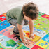 Macgace 5x7 ABC Kids Rug for Playroom, Washable Classroom Area Rugs, Toddler Educational Play Mat with Alphabet Numbers