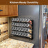 28 386 4 Set, 13.2'' 9.8 UVIAHOMI Magnetic Spice Rack Organizer for Refrigerator with Spice Jars, Spice Labels, Hook