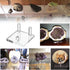 Hipiwe Clear Acrylic Display Stand - Three-Peg Display Easel Stands for Fossil Coral Geodes Rock Mineral Collectibles,