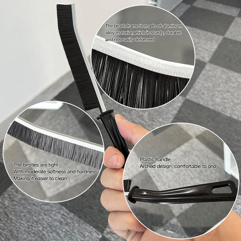 AcceLeah 20 Pcs Crevice Cleaning Brush, Bathroom Gap Brush, Grout Cleaner Brush Hard Bristle Crevice Cleaning