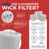 2-Pack Air Filter Replacement for Vornado Humidifiers, Models EVAP1, EVAP2, EVAP3, 30, 40, 50, MD1002