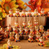 40 Wesiti Pcs Thanksgiving Mini Resin Figurine Scarecrow Fall Miniature Resin Statues Tiny Scarecrow Figurine to Hide