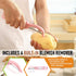 Spring Chef Premium Swivel Vegetable Peeler, Soft Grip Handle, Ultra Sharp Stainless Steel Blades - Perfect for