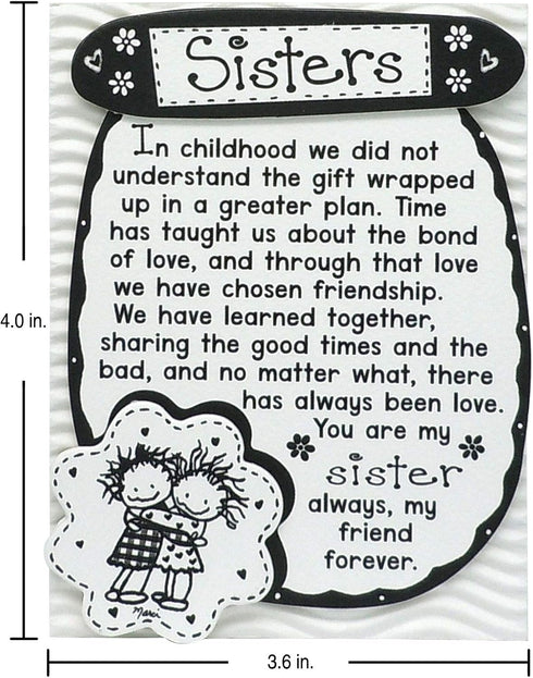 Sister Magnet with Easel Back by Blue Mountain Arts—Gift by Marci and the Children of the Inner Light