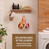 ZEDODIER Belt Hanger, Rotatable Rack with 24 Storage Capacity, Hanging Holder for Belt, Scarf, Silver