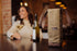 PICNIC TIME 2 Bottle Insulated Tote, Distressed Waxed Canvas Wine Gift Bag, Khaki Green with Beige Accents
