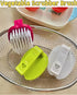 3 Pack Vegetable Scrubber Brush- Fruit and Vegetable Brushes,Vegetable Brush Scrubber for Food,Veggie Wash Brush