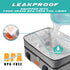Insulated Lunch Bag, Double Decker Casserole Carrier for Hot or Cold Food, Fits 9"x13" Baking Pan, Gray
