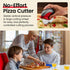 Kitchy Pizza Cutter Wheel Ergonomic Slicer with Protective Blade Cover (Red)