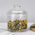 13.5oz Small Acrylic Storage Jar, Airtight Lid with Silicone Sealing Ring for Sugar, Tea, Spices, Bath Salt