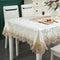 ZHUIDUSI Fabric Tablecloth Lace Outdoor Table Cloth Rectangle Table Farmhouse Picnic TableCover for