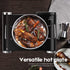 Cusimax Electric Hot Plate Burner, Single Burner Cast Iron Portable 1500W with Adjustable Temperature Control