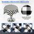 Buffalo Plaid Tablecloth 35 ? 35" - Black and White Checkered, Machine Washable Polyester, Waterproof, Durable for