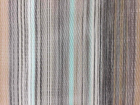 Aothpher Multi Color Rustic Farmhouse Stripe Table Runner, Square Heat Resistant PVC Non-Slip for Kitchen, Weddings,