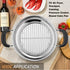 P&P CHEF 9 Inch Round Cooking Rack, Stainless Steel for Cooking, Cooling, Steaming, Baking, Fit for Air Fryer Pot, 2
