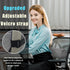 Lumbar Roll Pillow for Lower Back, Foam Roll Cushion with Pillowcase and Strap for Office Chair Car Pain Relief