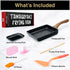 Oleex Tamagoyaki Pan Set – Japanese Omelette Pan with Kitchen Cooking Tools Like Musubi Mold, Spatula & Other Omelet Accessories – Multifunctional PFOA-Free Nonstick Square Frying Pan – 5x7 Inches by OLEEX YOUR KITCHEN HELPER