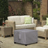 (25"x25"x17", Easy-Going Square Patio Ottoman Cover, Waterproof Outdoor Ottoman Cover, Fade Resistant Patio Side Table