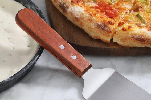 Wood Handle Pie Server, 10-Inch, New Star Foodservice